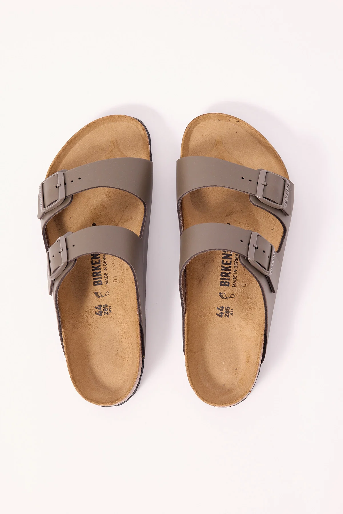 Birkenstock Arizona Smooth Leather Regular Concrete Grey - Image 4