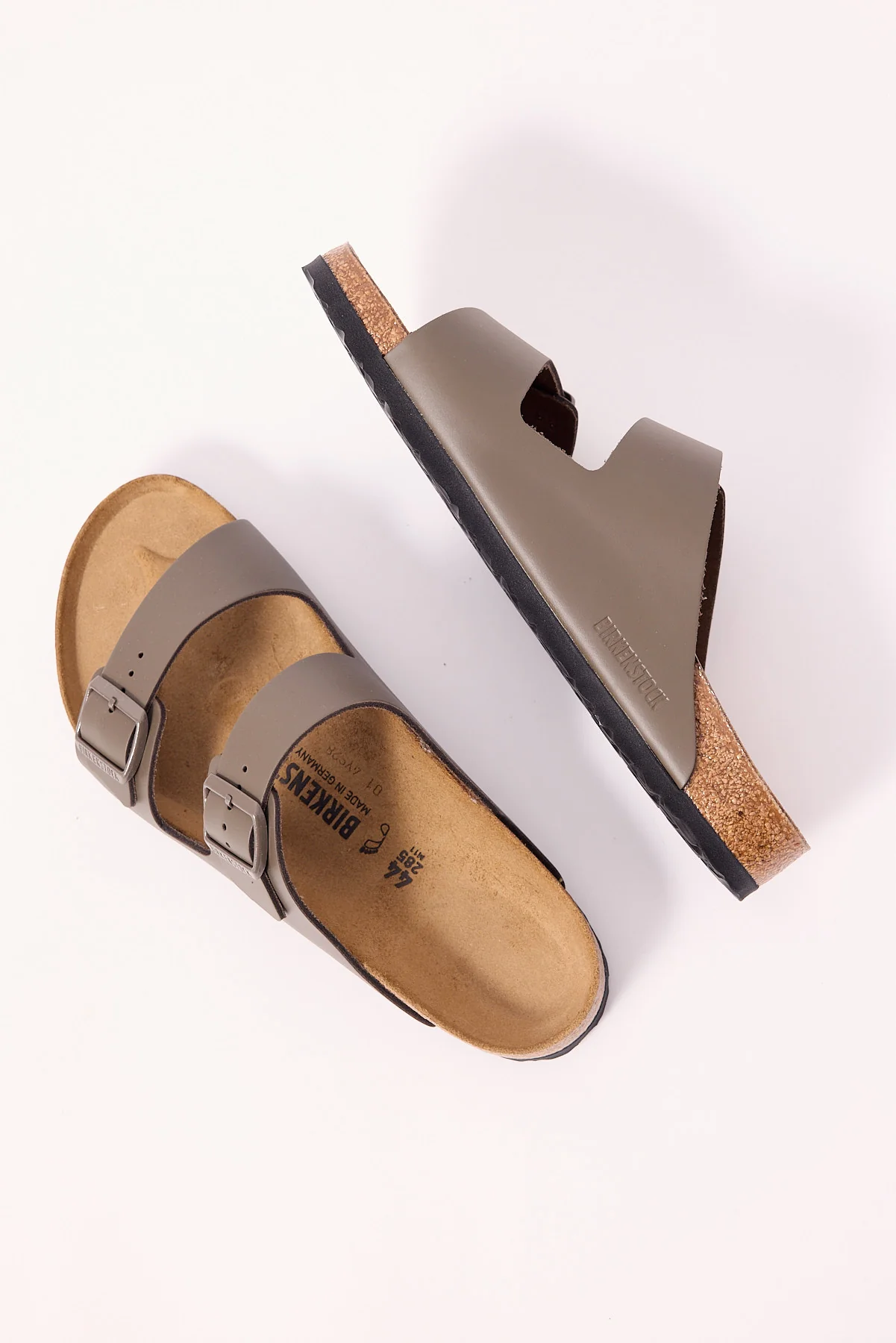 Birkenstock Arizona Smooth Leather Regular Concrete Grey - Image 5