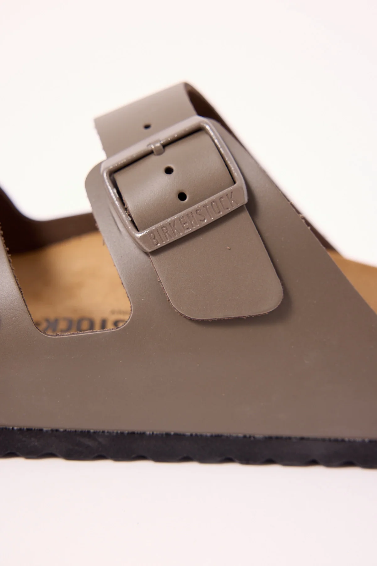 Birkenstock Arizona Smooth Leather Regular Concrete Grey - Image 6