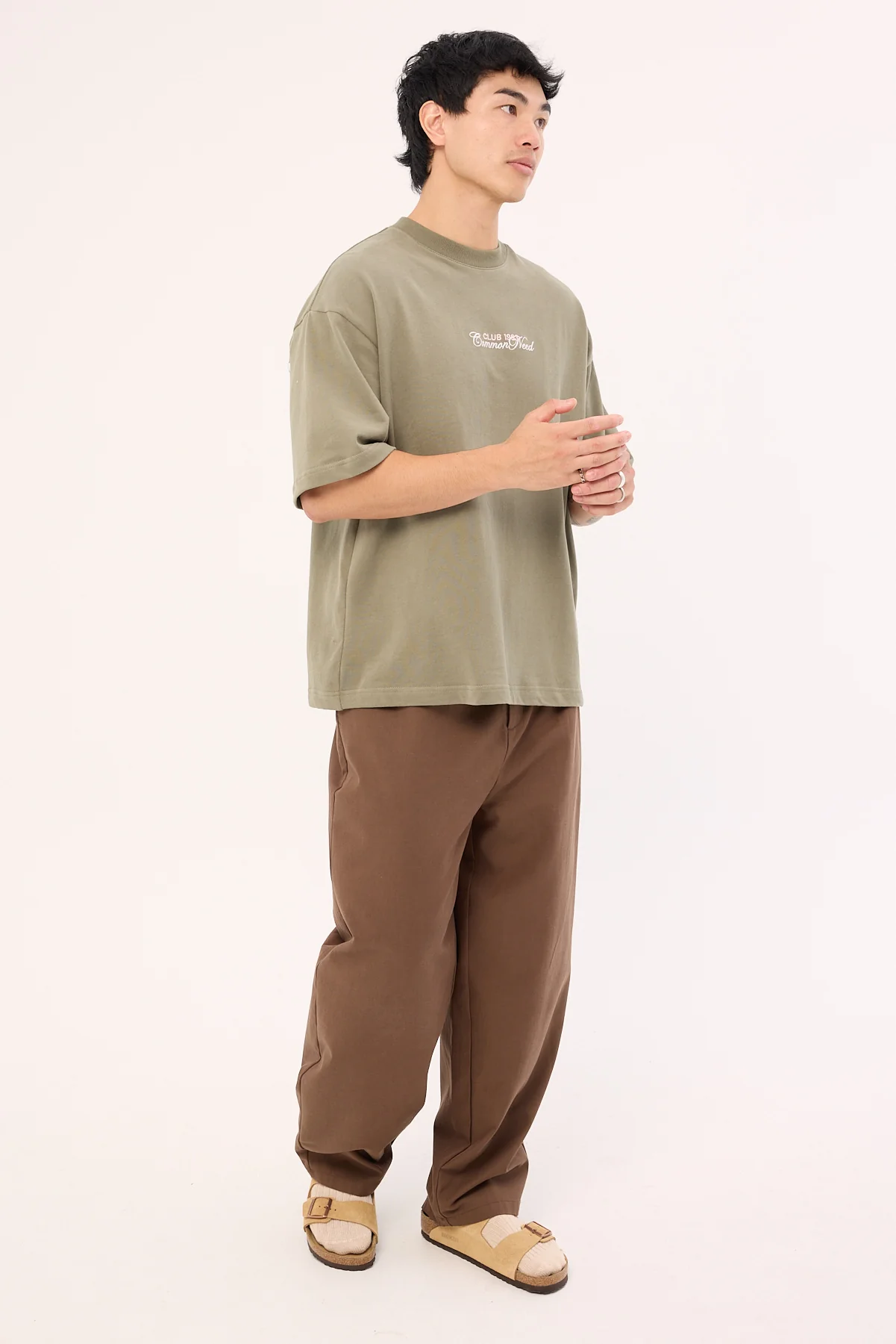 Birkenstock Arizona Suede Leather Narrow Latte Cream - Image 5