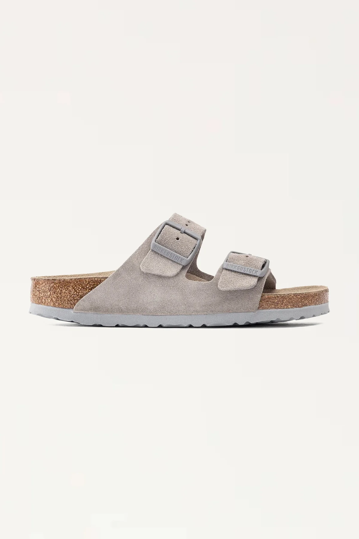 Birkenstock Arizona Suede Leather Narrow Stone Coin - Image 2