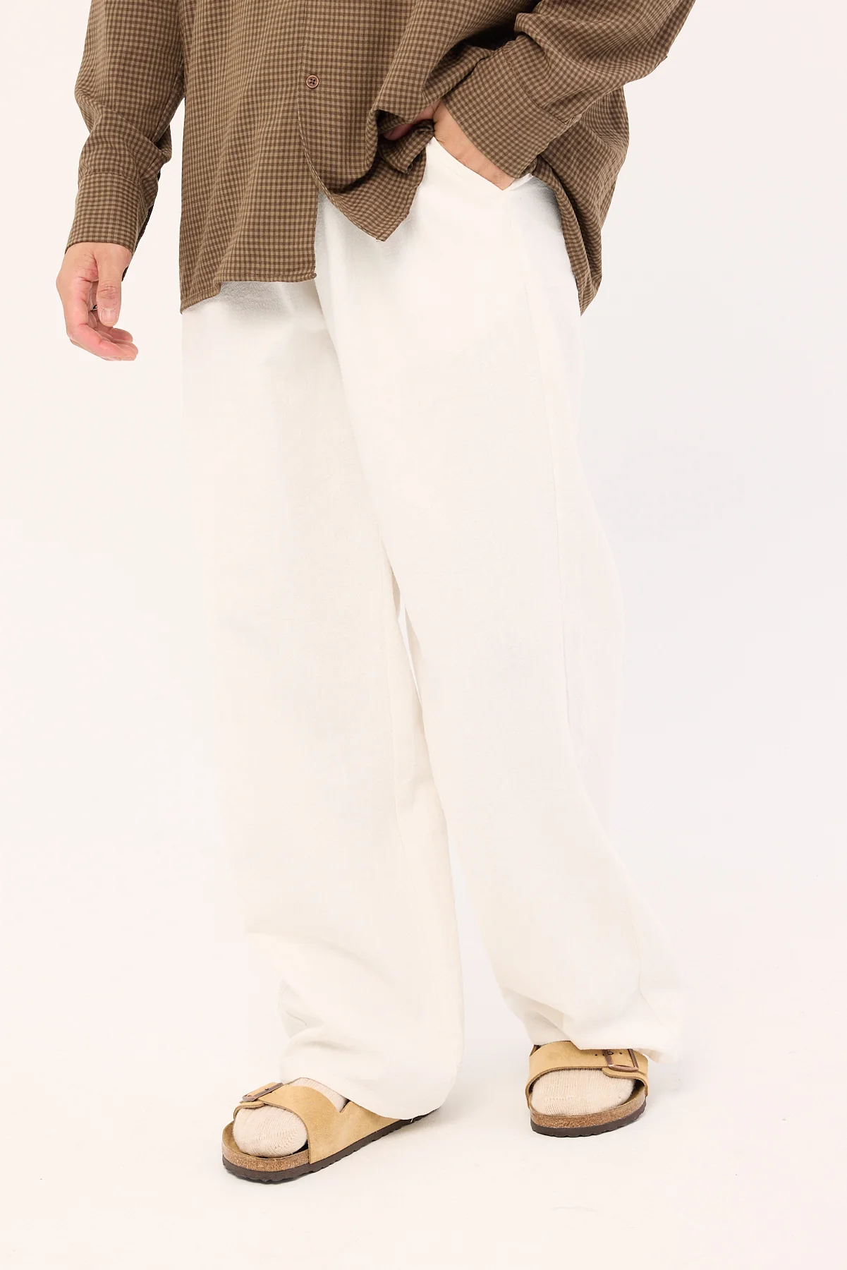Birkenstock Arizona Suede Leather Regular Latte Cream - Image 5