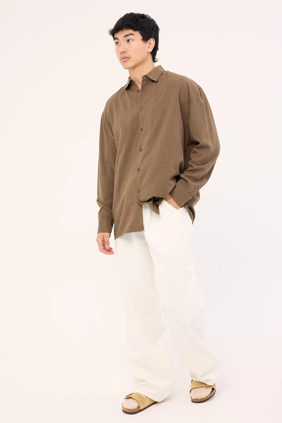 Birkenstock Arizona Suede Leather Regular Latte Cream - Image 6