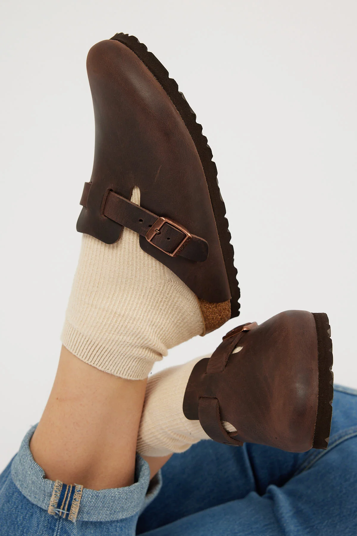Birkenstock Boston Habana Oiled Leather Habana Oiled Leather - Image 5