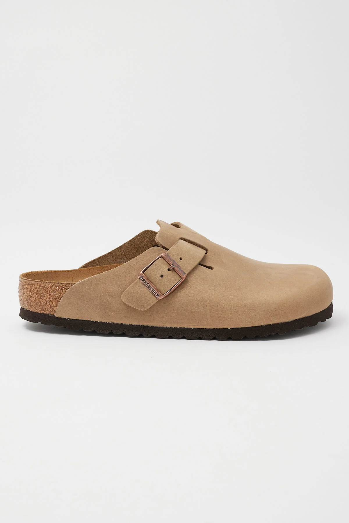 Birkenstock Boston Oiled Leather Regular Tobacco Brown