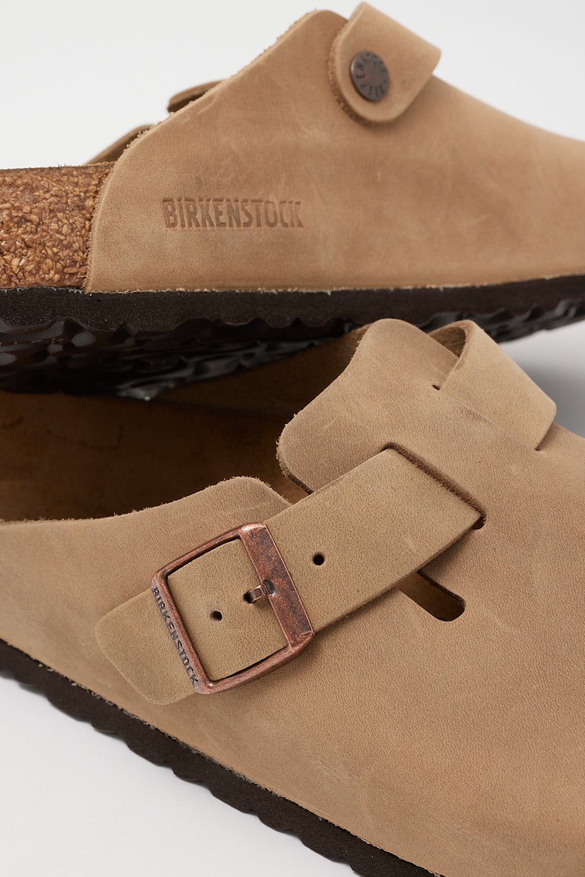 Birkenstock Boston Oiled Leather Regular Tobacco Brown - Image 4