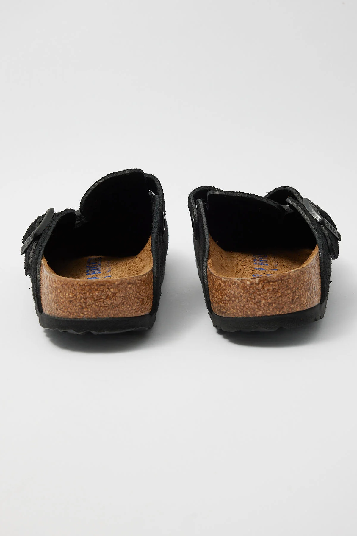 Birkenstock Boston SFB Black Suede Narrow Black - Image 2