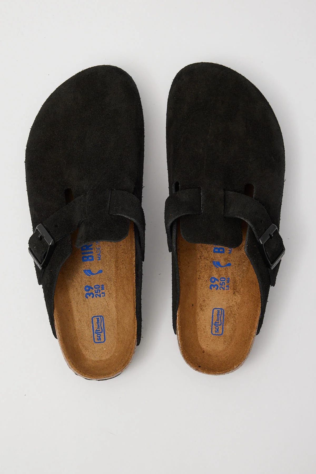 Birkenstock Boston SFB Black Suede Narrow Black - Image 3
