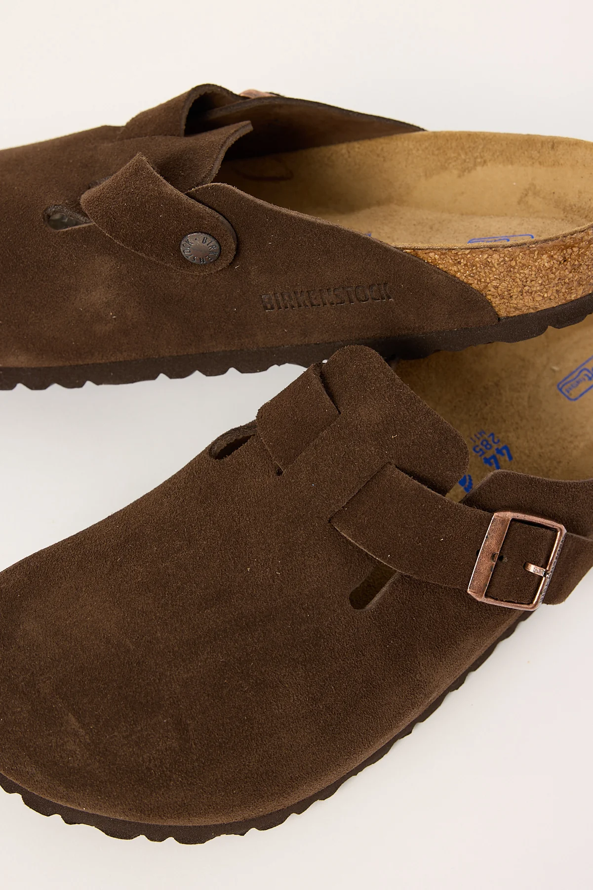 Birkenstock Boston Sfb Suede Leather Narrow Mocca - Image 4
