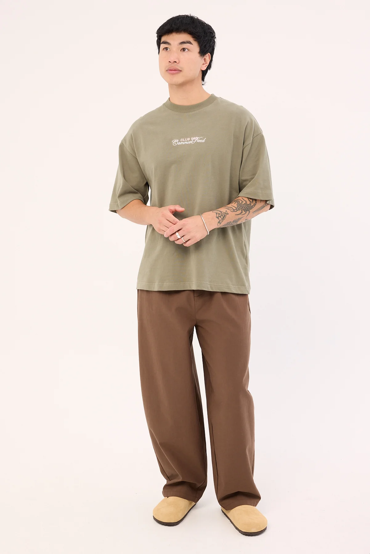 Birkenstock Boston Suede Leather Regular Latte Cream - Image 5