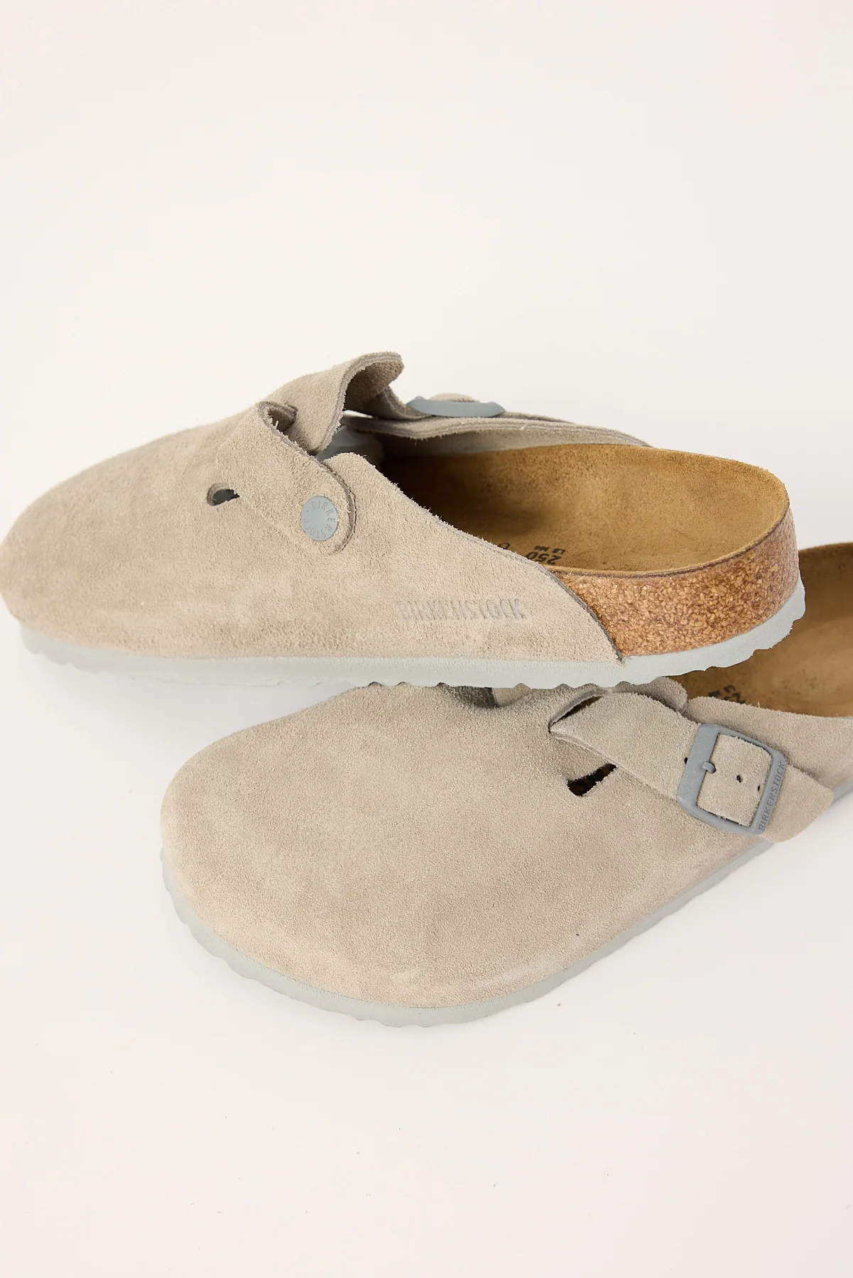 Birkenstock Boston Suede Leather Regular Stone Coin - Image 3