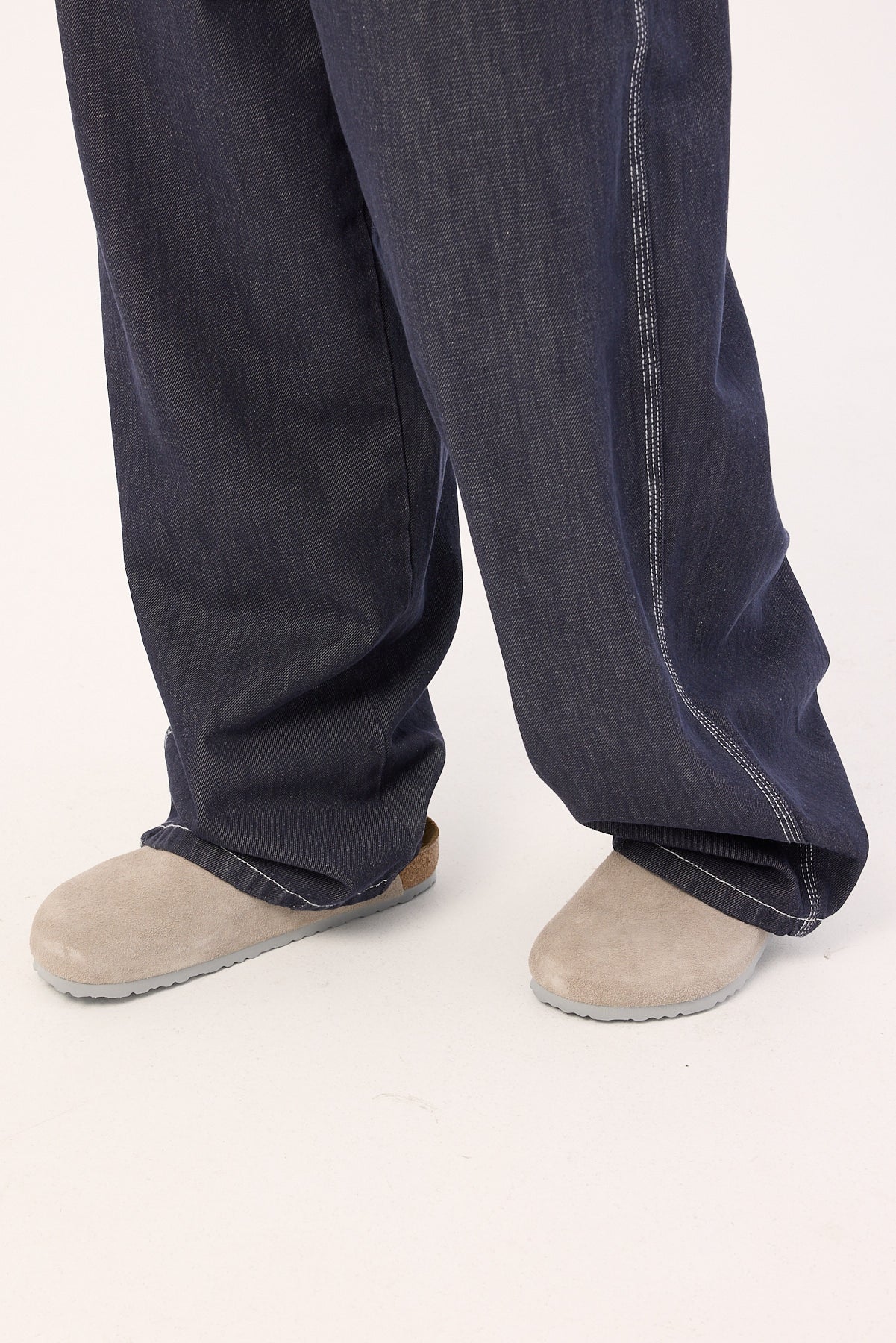 Birkenstock Boston Suede Leather Regular Stone Coin - Image 6
