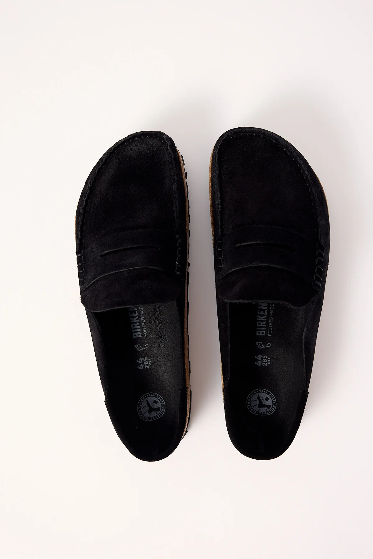Birkenstock Naples Suede Leather Regular Black - Image 2