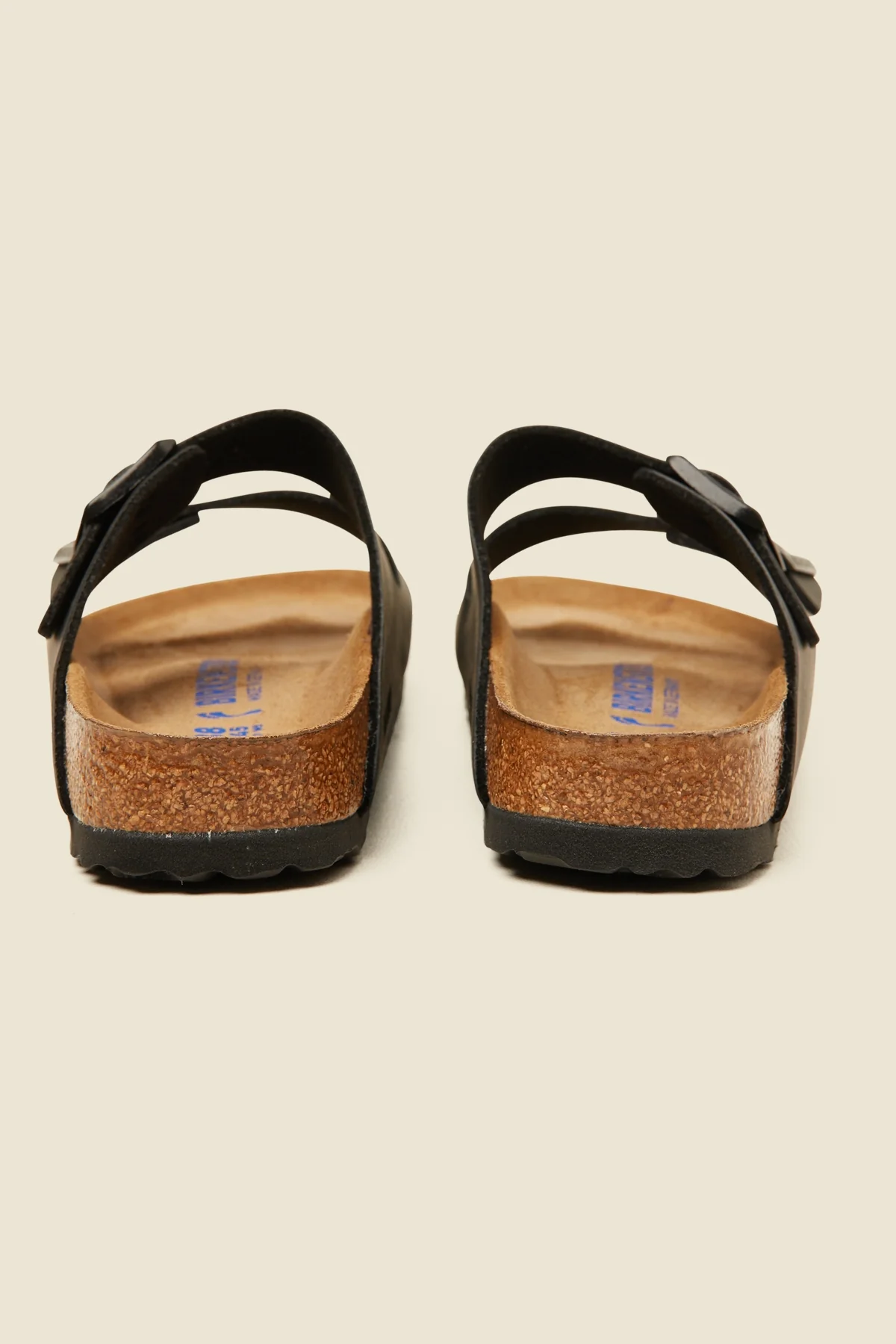 Birkenstock Womens Arizona Birko-Flor Soft Foot Bed Narrow Black - Image 4