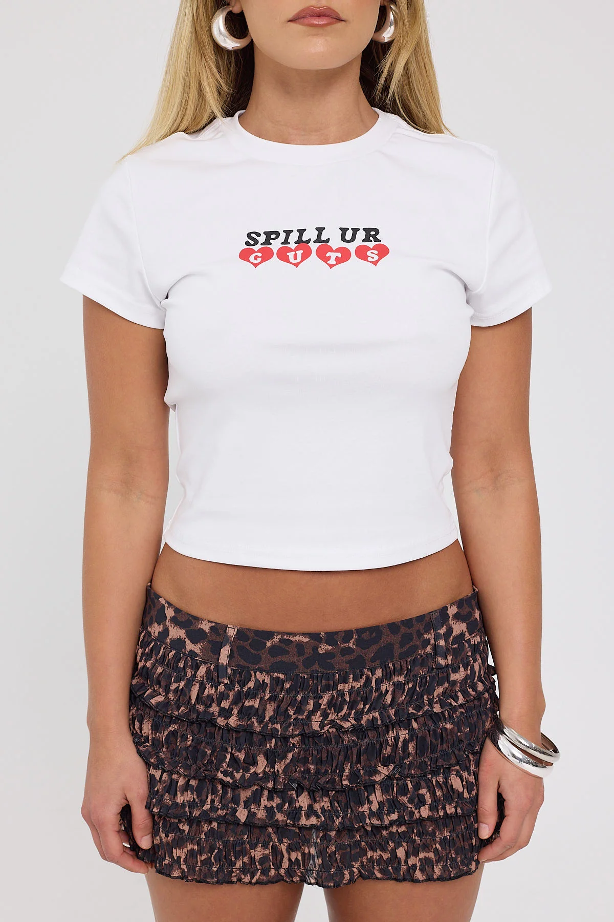 Bravado Olivia Rodrigo Baby Tee White - Image 7