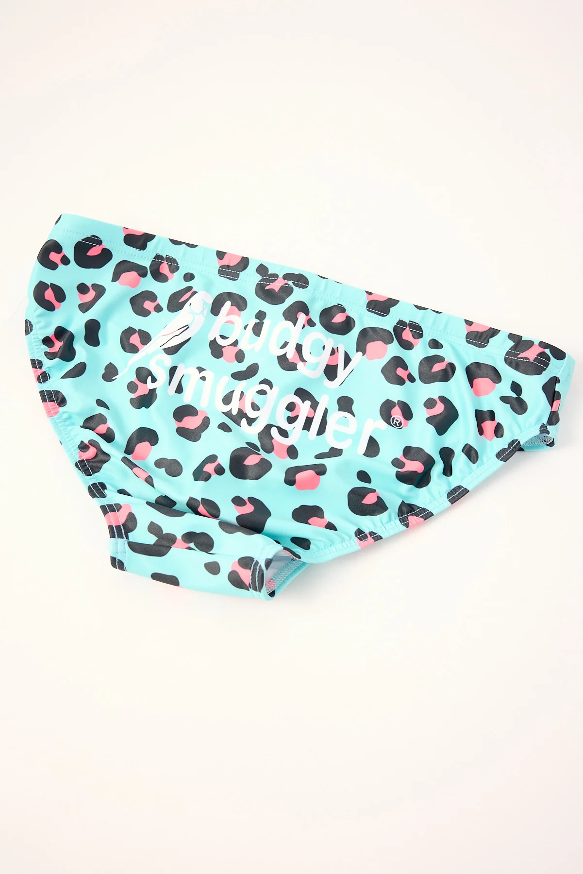 Budgy Smuggler Neon Leopard Budgy Smuggler Teal - Image 3