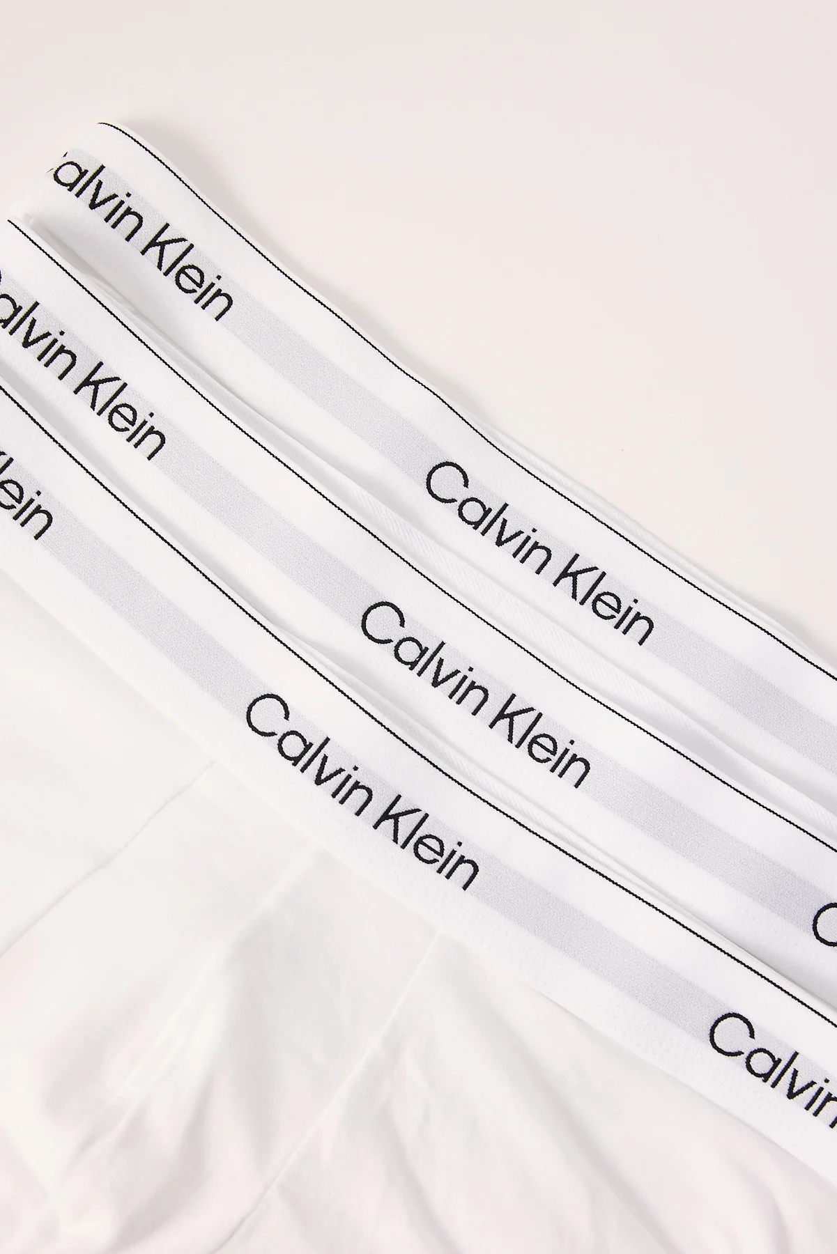 Calvin Klein Icon Cotton Stretch Low Rise Trunk 3PK White - Image 4