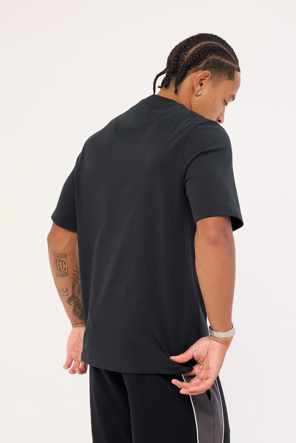 Canterbury Embroidered Oval Logo Heavyweight Oversized Tee Jet Black - Image 6
