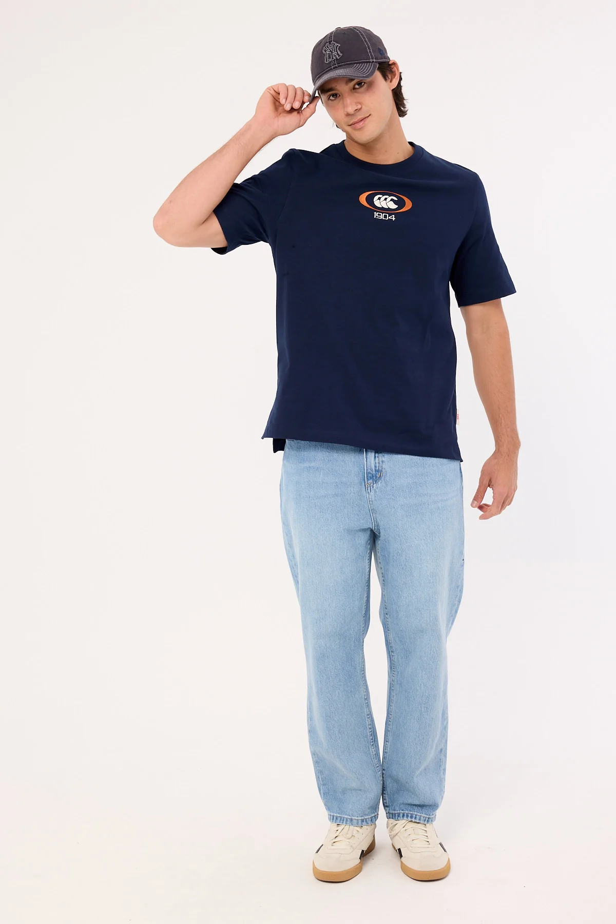 Canterbury Heritage 1904 T-Shirt Navy - Image 2