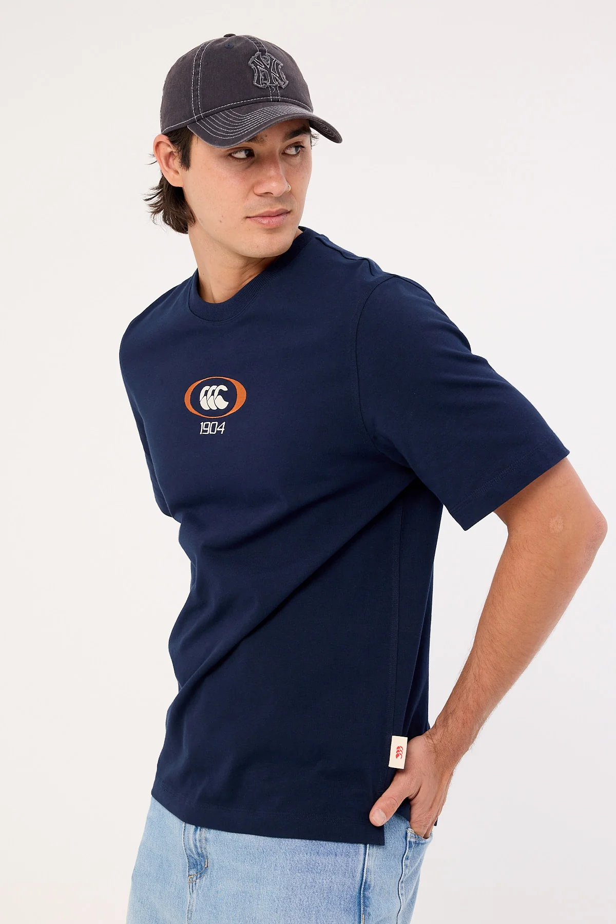 Canterbury Heritage 1904 T-Shirt Navy - Image 4
