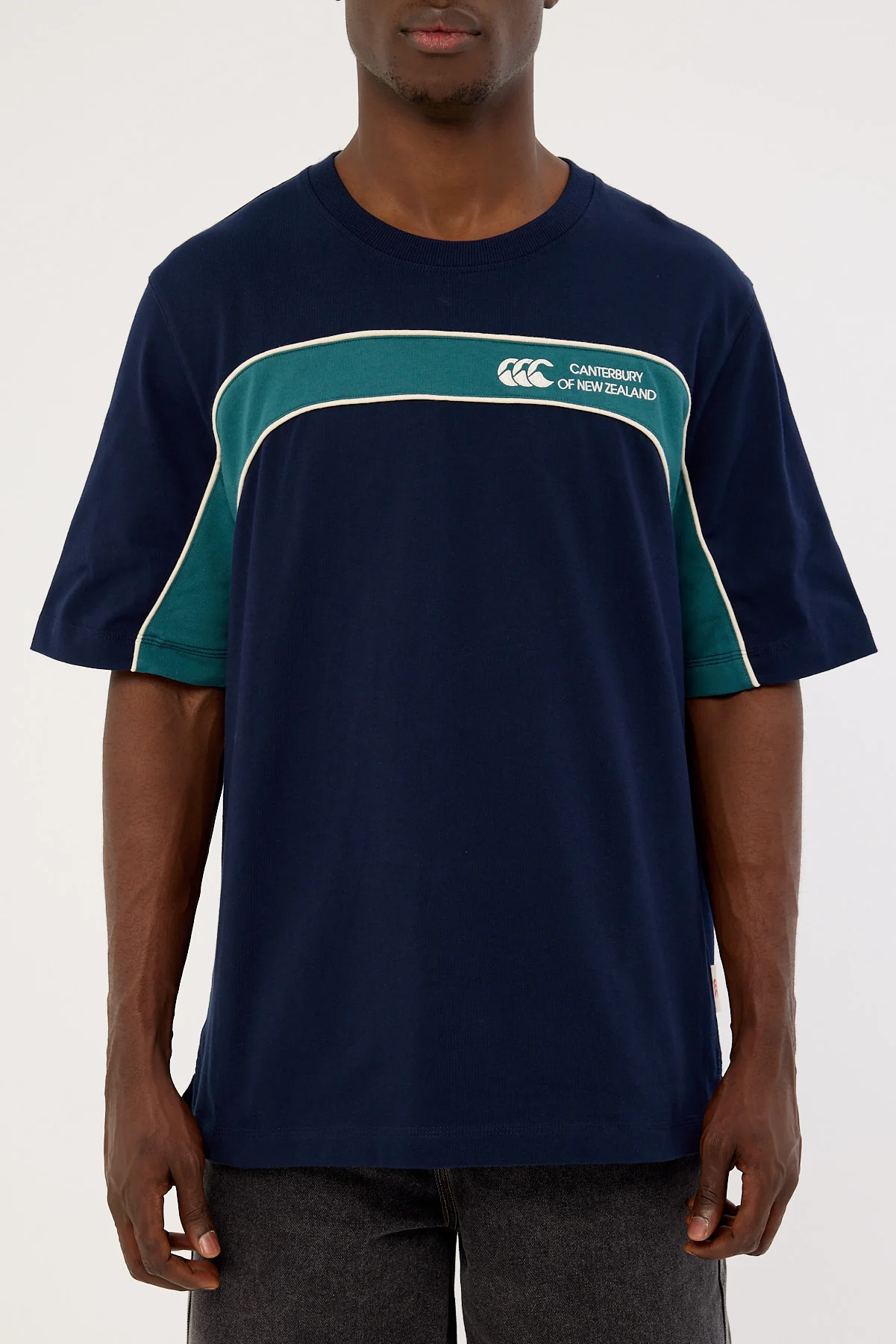 Canterbury Heritage Panelled T-Shirt Navy - Image 6