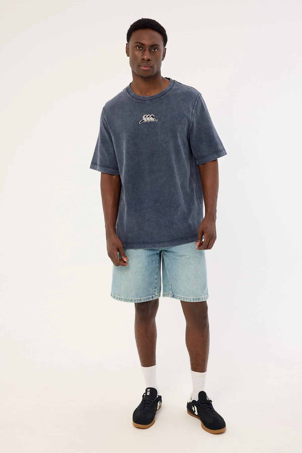 Canterbury Heritage Washed T-Shirt 96E India Ink - Image 2