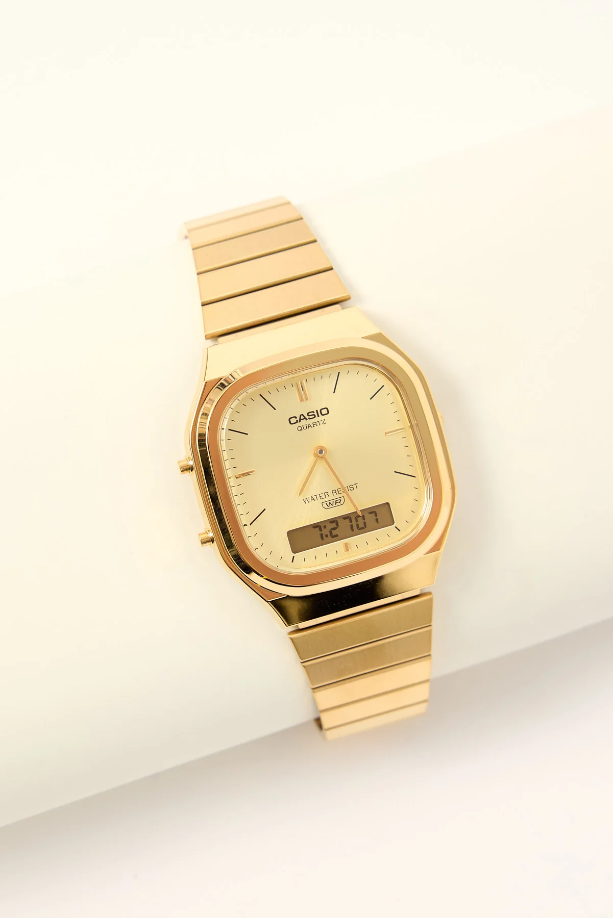Casio AQ240EG-9A Duo Watch Gold