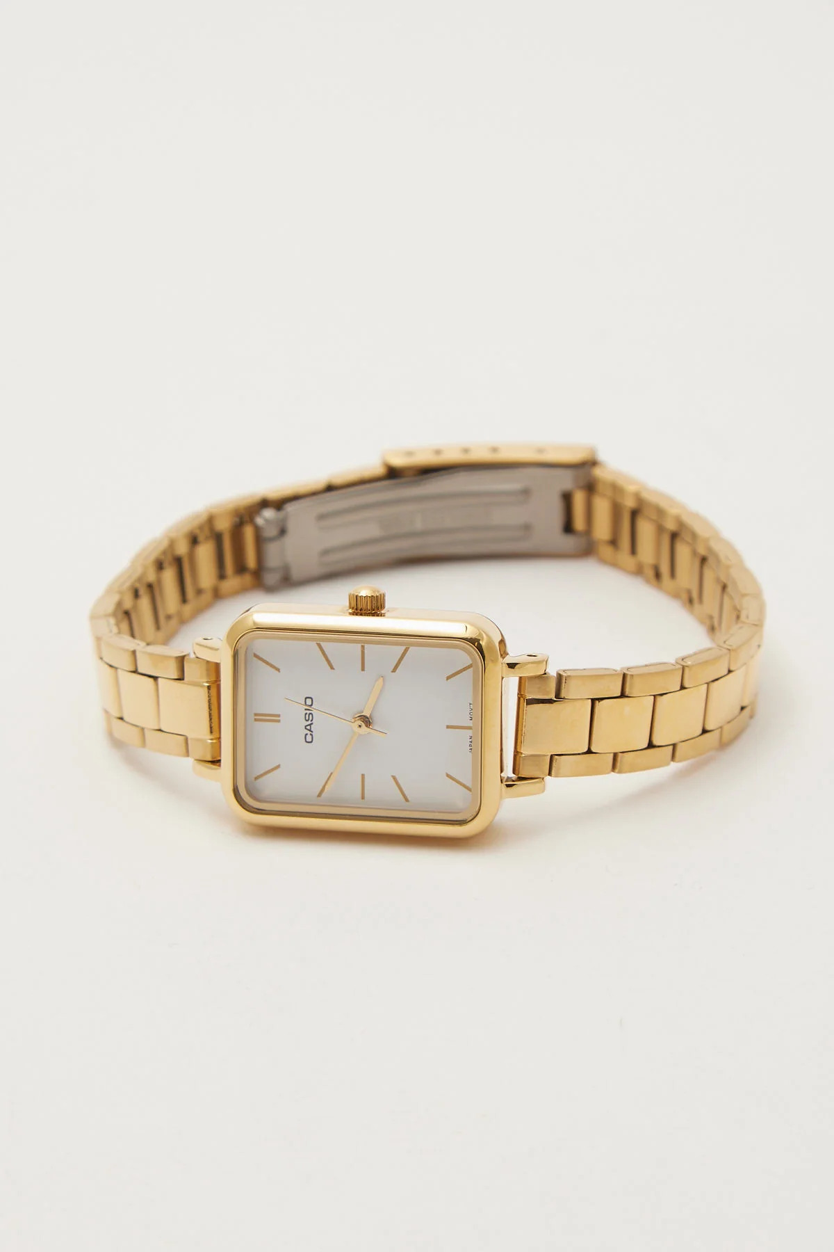 Casio LTPV009G-7E Ladies Analogue Watch Gold Gold