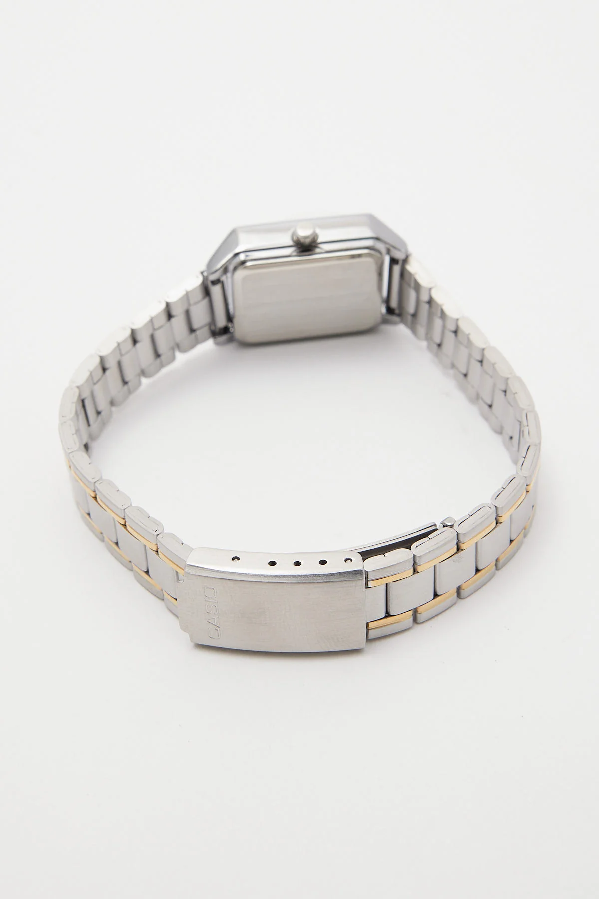 Casio LTPV007SG-9B Ladies Analogue Watch Silver/Gold - Image 2
