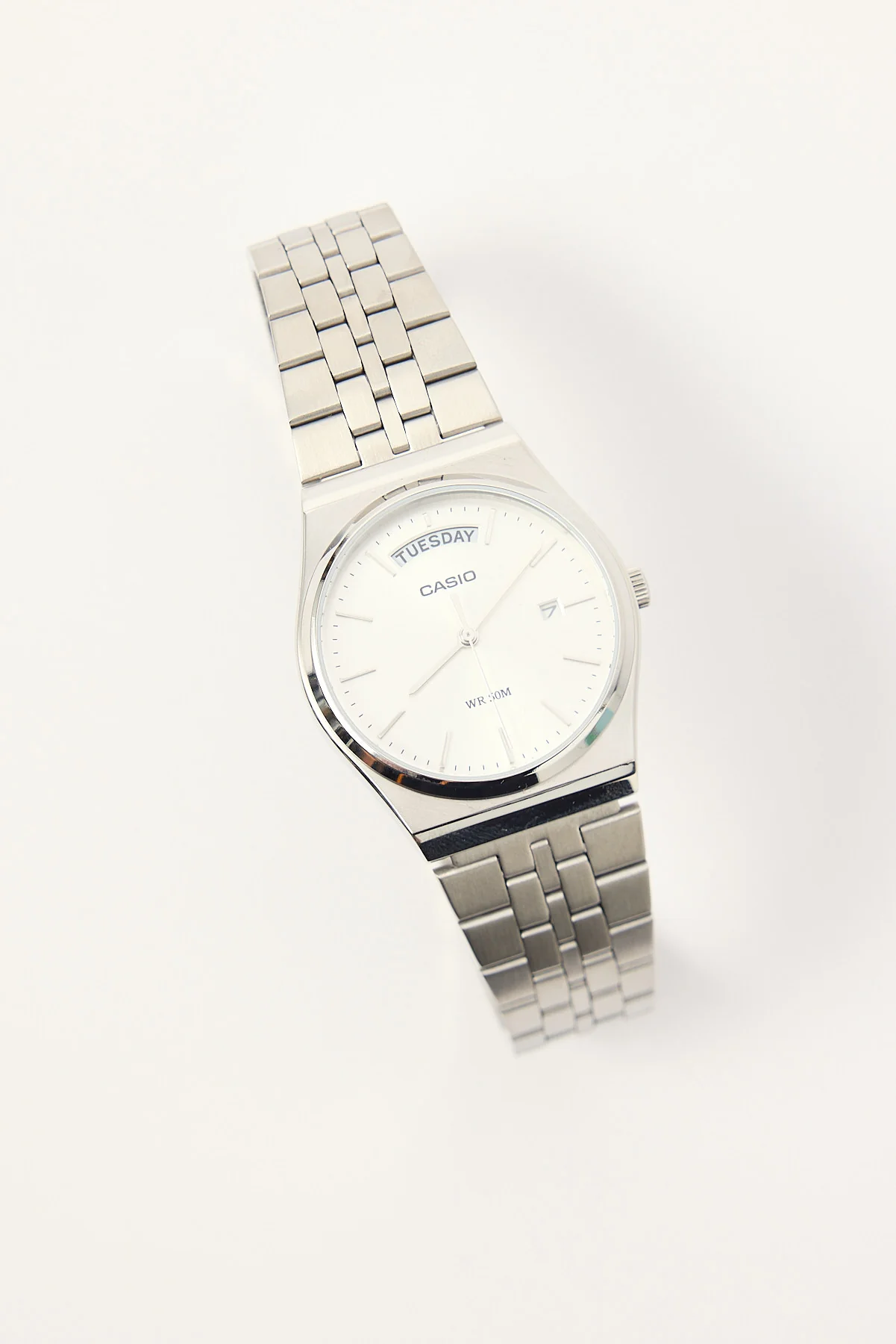 Casio MTPB146D-7AVDF Analogue Watch Silver
