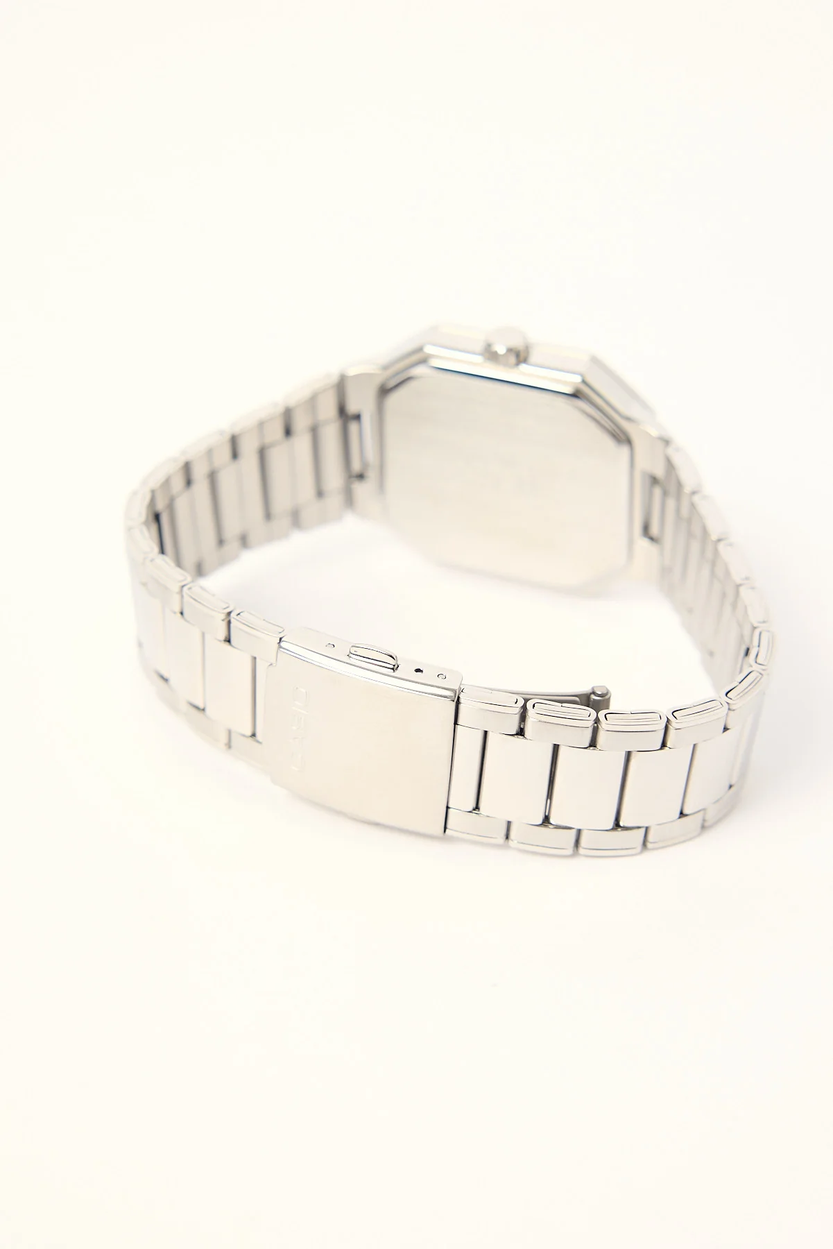 Casio MTPB195D-7A Square Case Analogue Watch Silver - Image 2