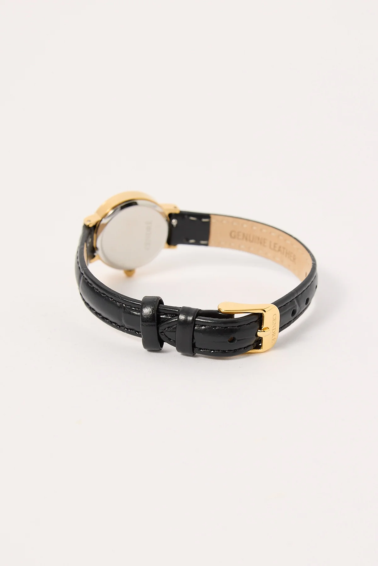 Cendre Chloe Watch Gold/White/Black Croc - Image 5