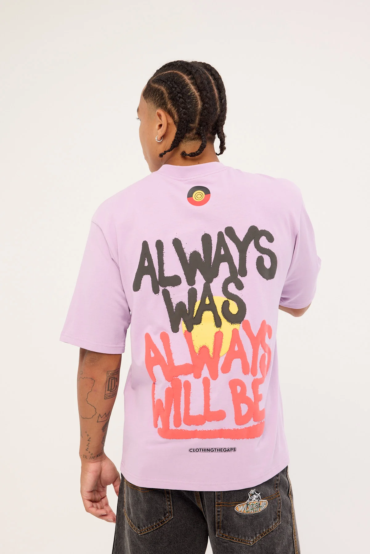 Clothing The Gaps Always Was Resistance Tee Lilac - Image 6
