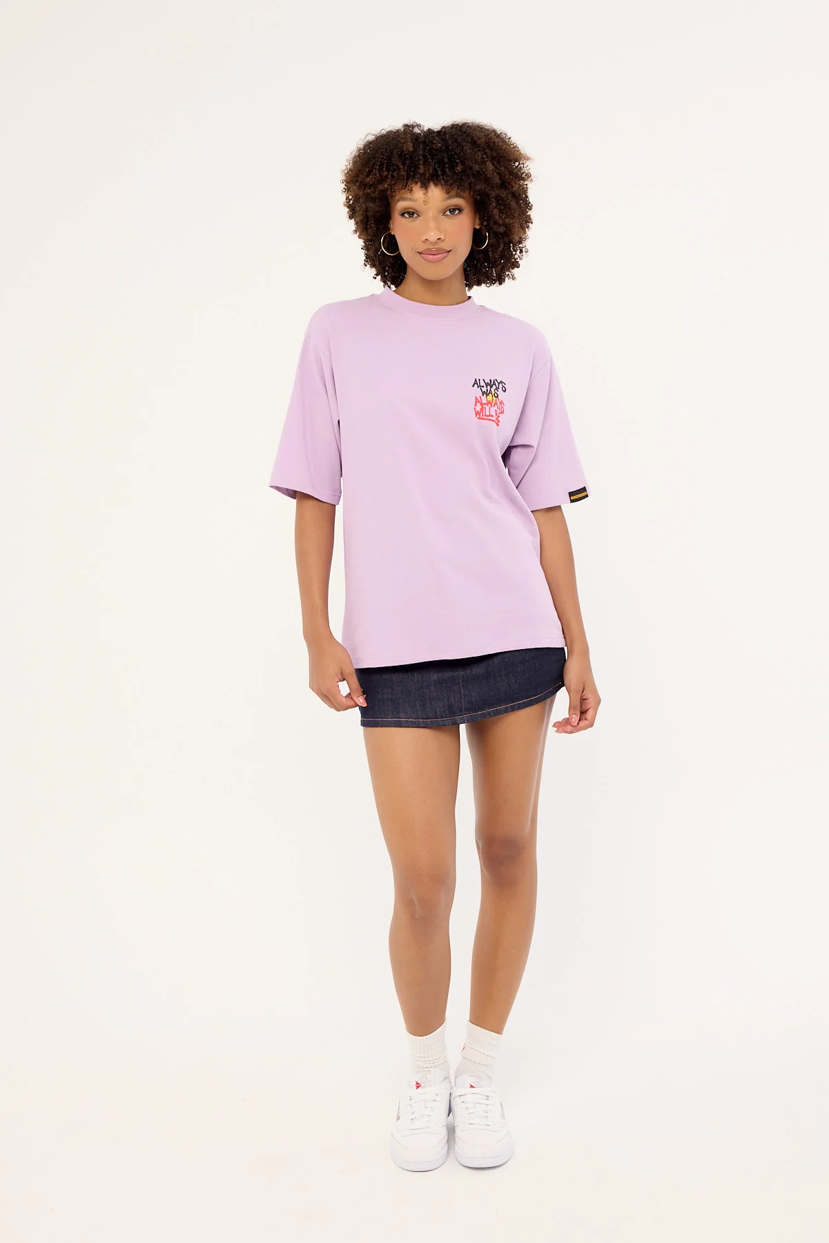 Clothing The Gaps Always Was Resistance Tee Lilac - Image 7
