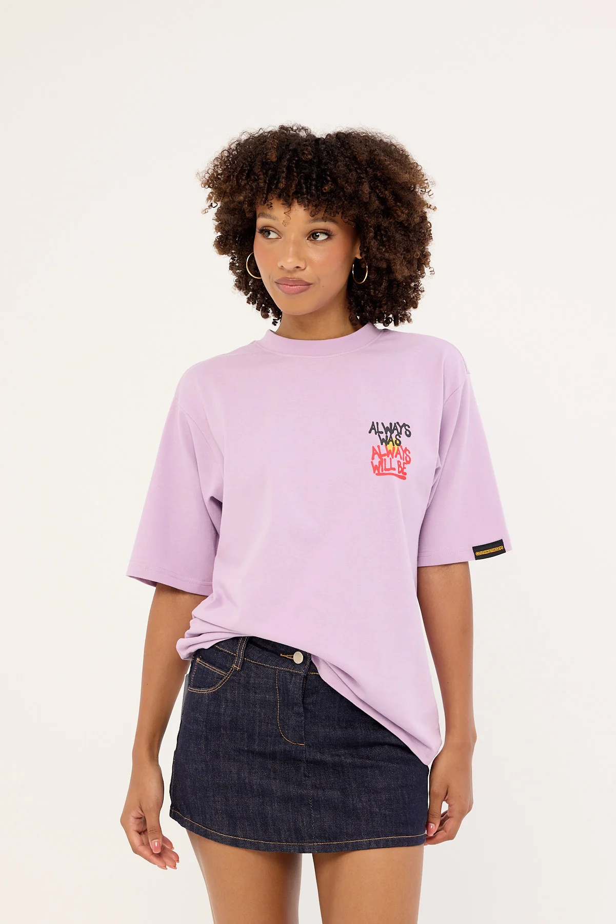 Clothing The Gaps Always Was Resistance Tee Lilac - Image 8