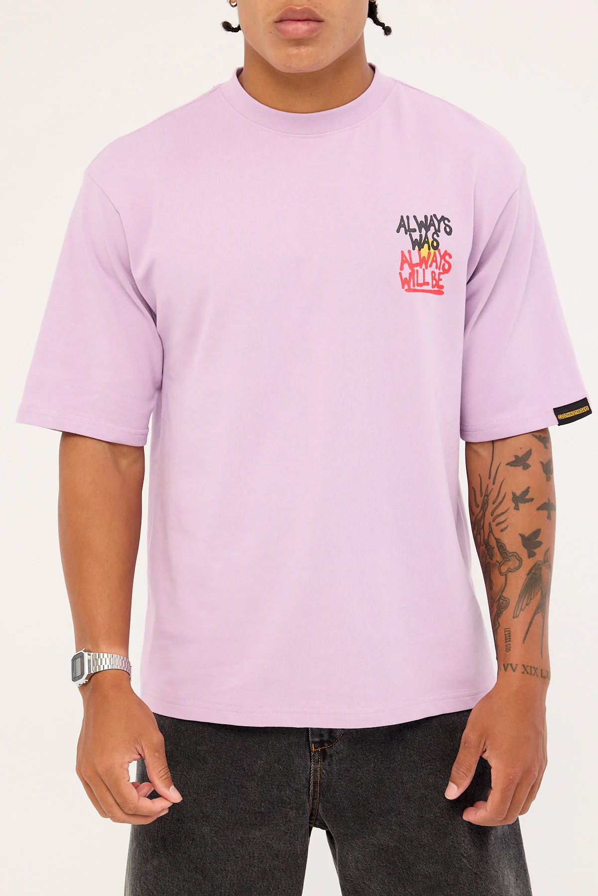 Clothing The Gaps Always Was Resistance Tee Lilac - Image 9