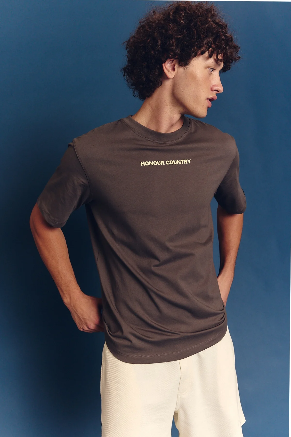 Clothing The Gaps Block Honoour Country Tee Charcoal - Image 11
