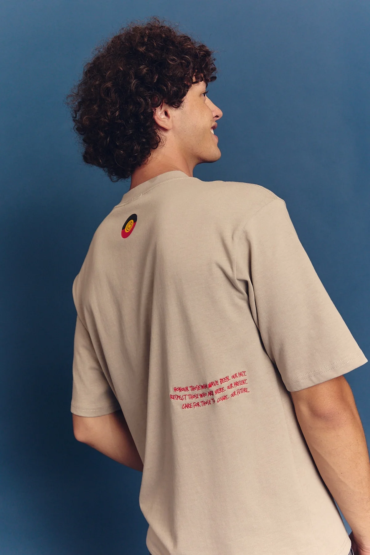 Clothing The Gaps Bunjil Dreaming Tee Grey - Image 10
