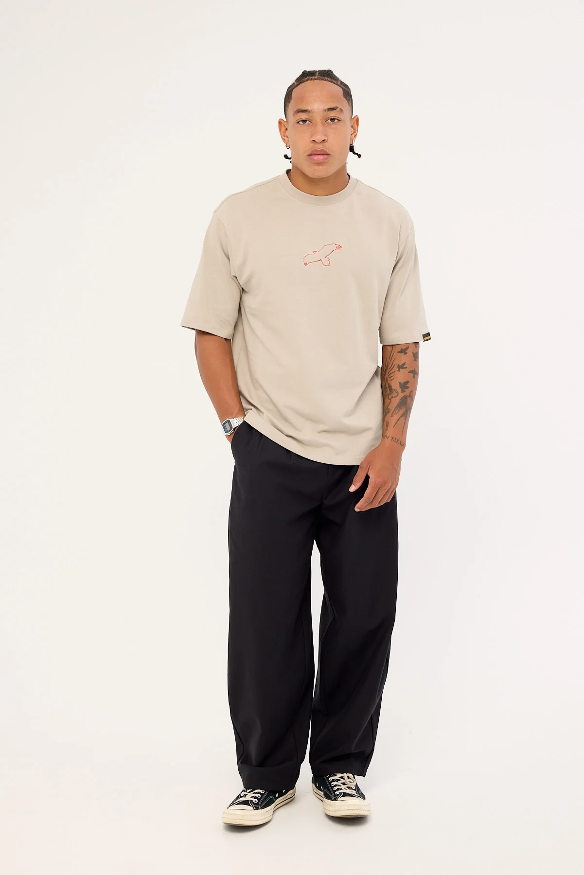 Clothing The Gaps Bunjil Dreaming Tee Grey - Image 2