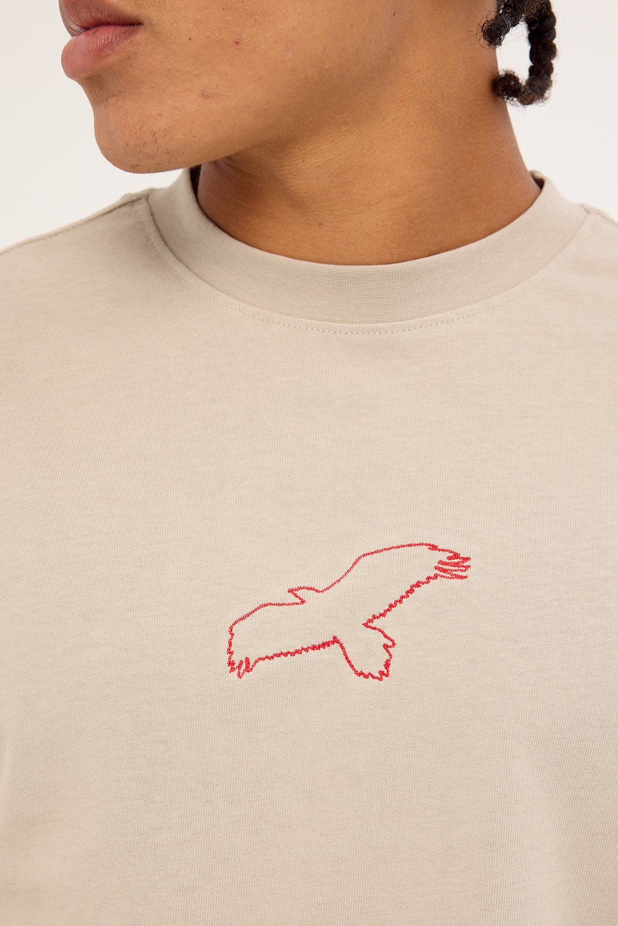 Clothing The Gaps Bunjil Dreaming Tee Grey - Image 3