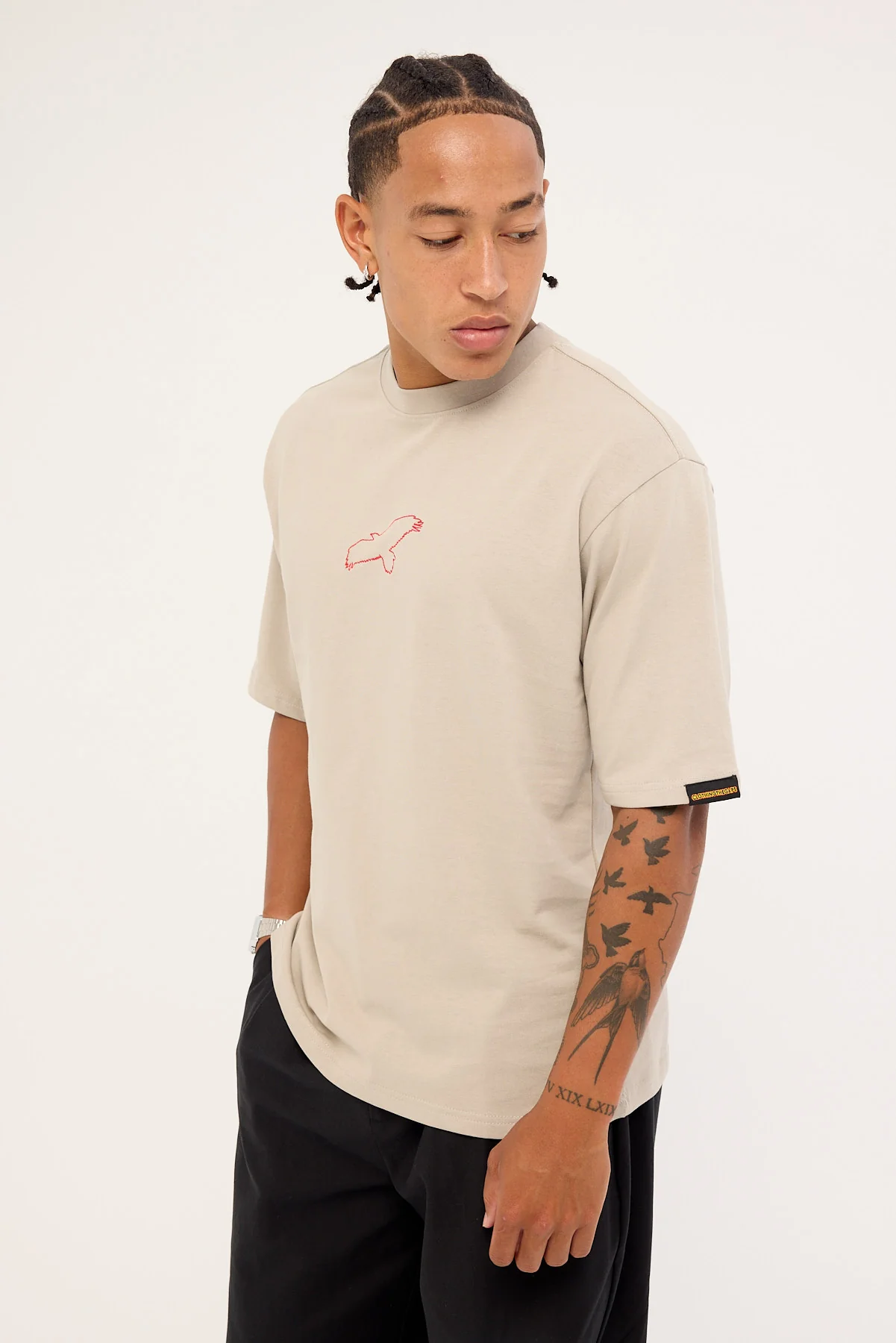 Clothing The Gaps Bunjil Dreaming Tee Grey - Image 4
