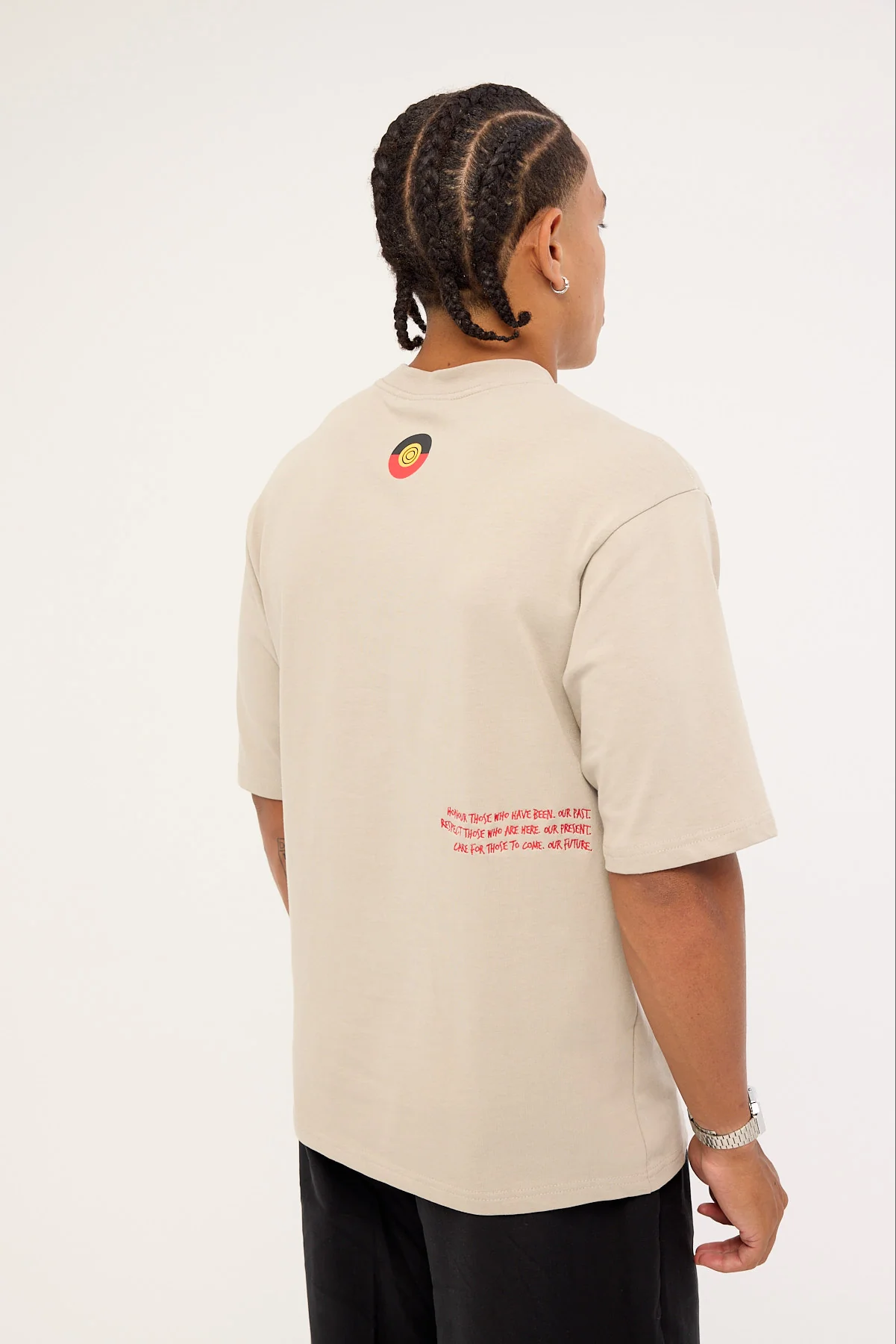Clothing The Gaps Bunjil Dreaming Tee Grey - Image 5