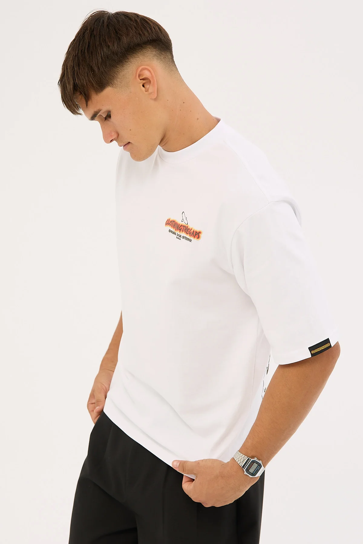 Clothing The Gaps Icon Spirit Tee White - Image 11