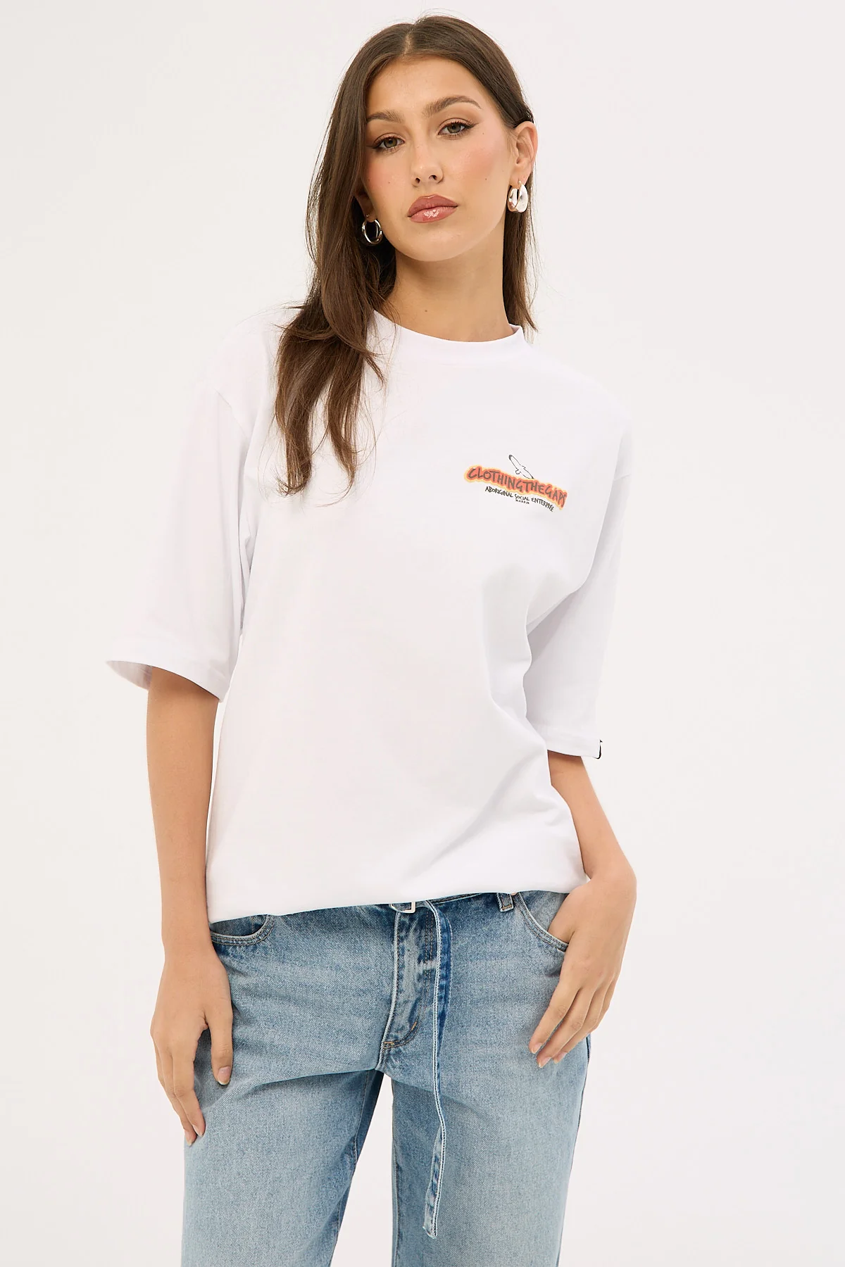 Clothing The Gaps Icon Spirit Tee White - Image 3