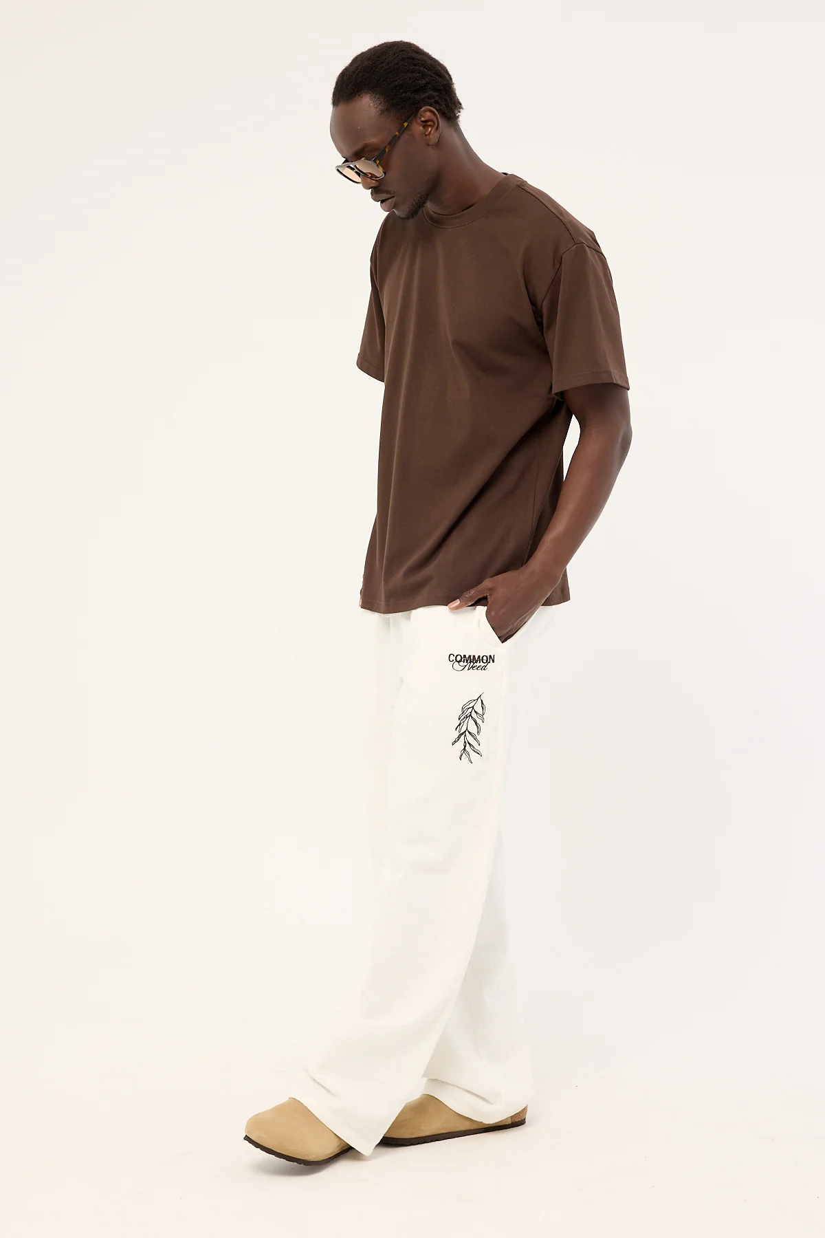 Common Need Alfresco Baggy Linen Pant Off White - Image 2