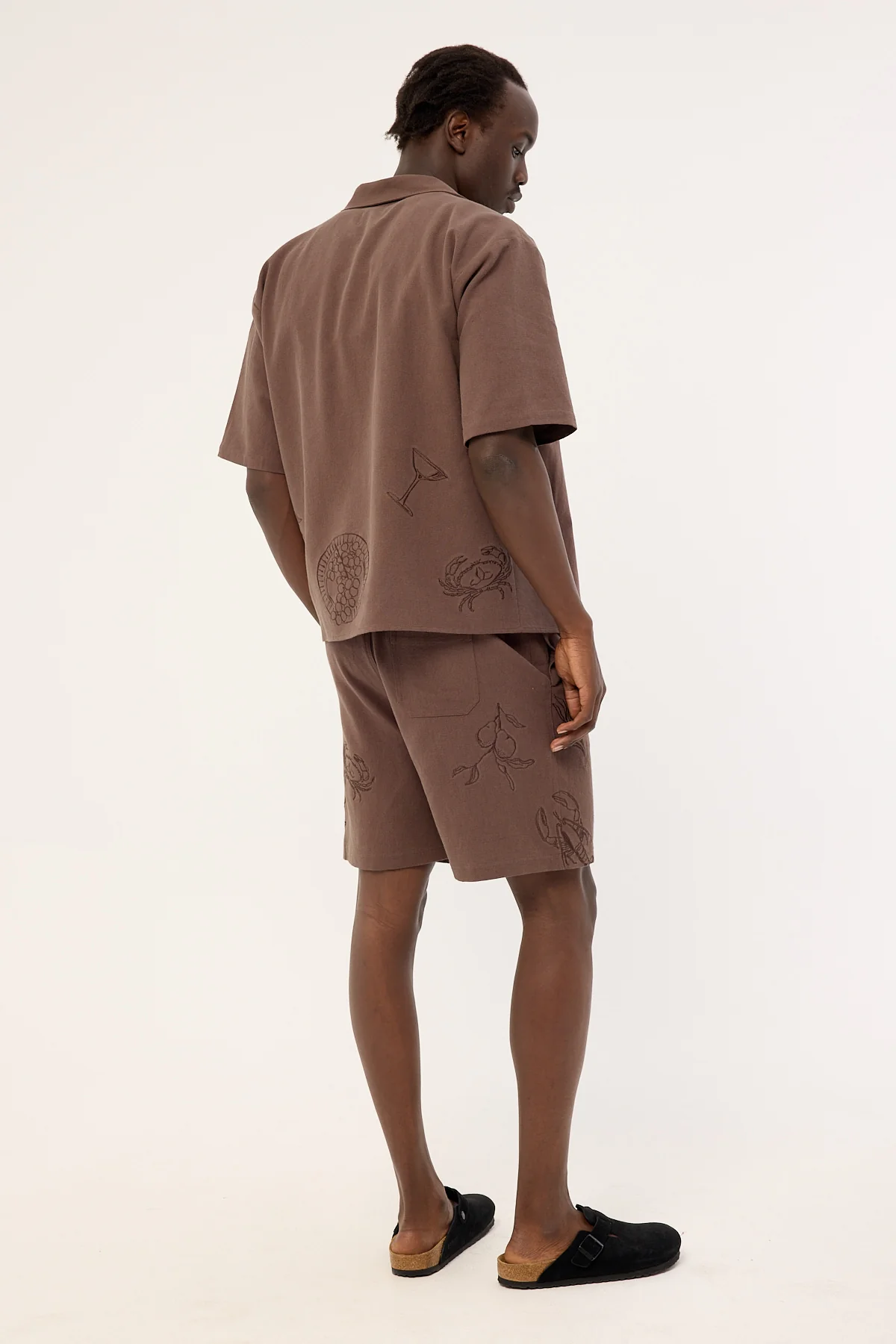 Common Need Alfresco Elastic Waist Short Brown - Image 5