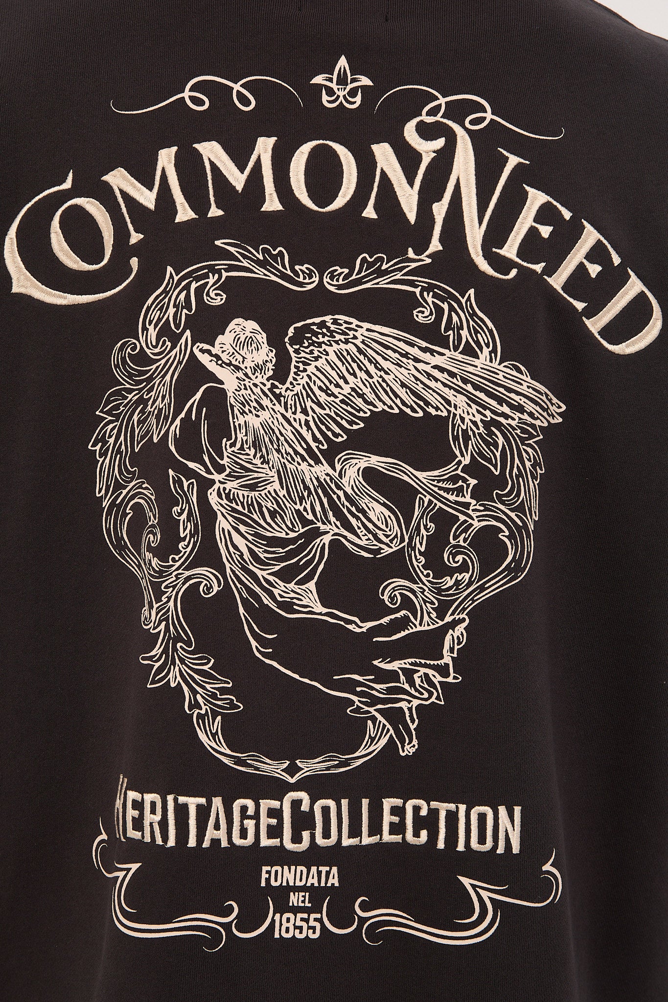 Common Need Angelico Loopback Easy Tee Night Black - Image 6