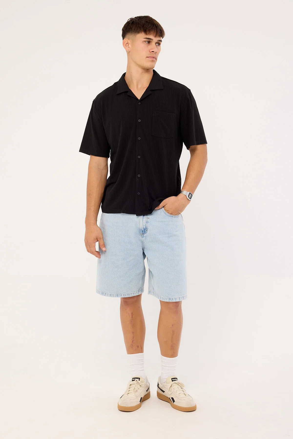 Common Need Apartment Recycled Resort Shirt Black - Image 3