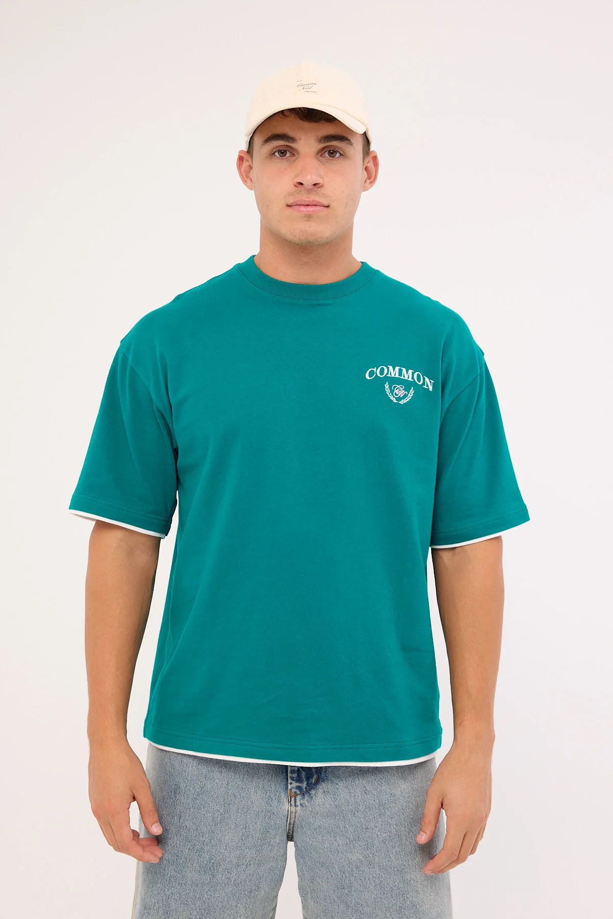 Common Need Arch Heavyweight Easy Tee Jade - Image 3