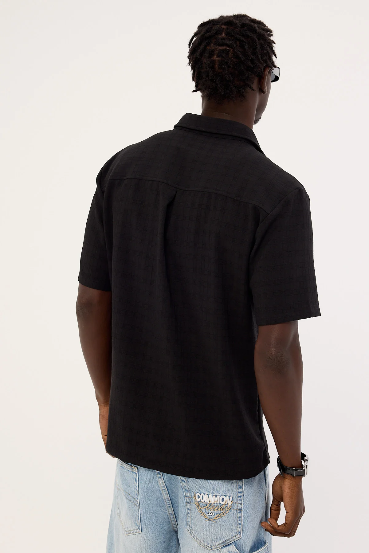Common Need Array Mid Standard Shirt Black - Image 4